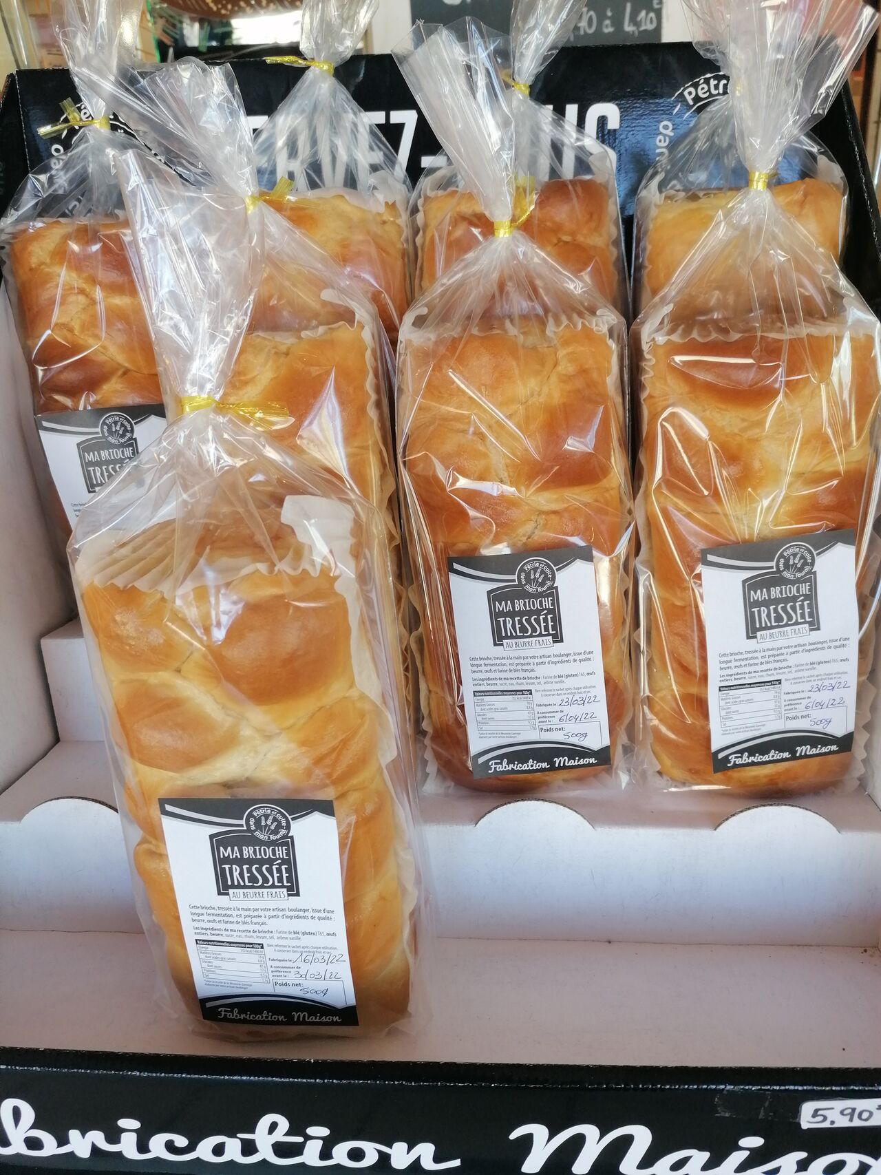 Brioche tressée maison