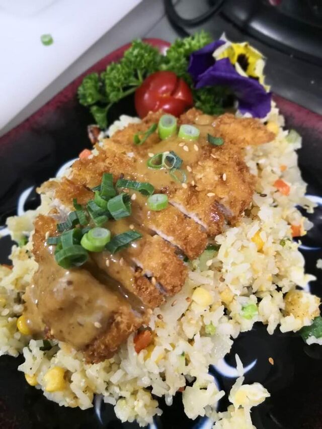 Riz sauté poulet