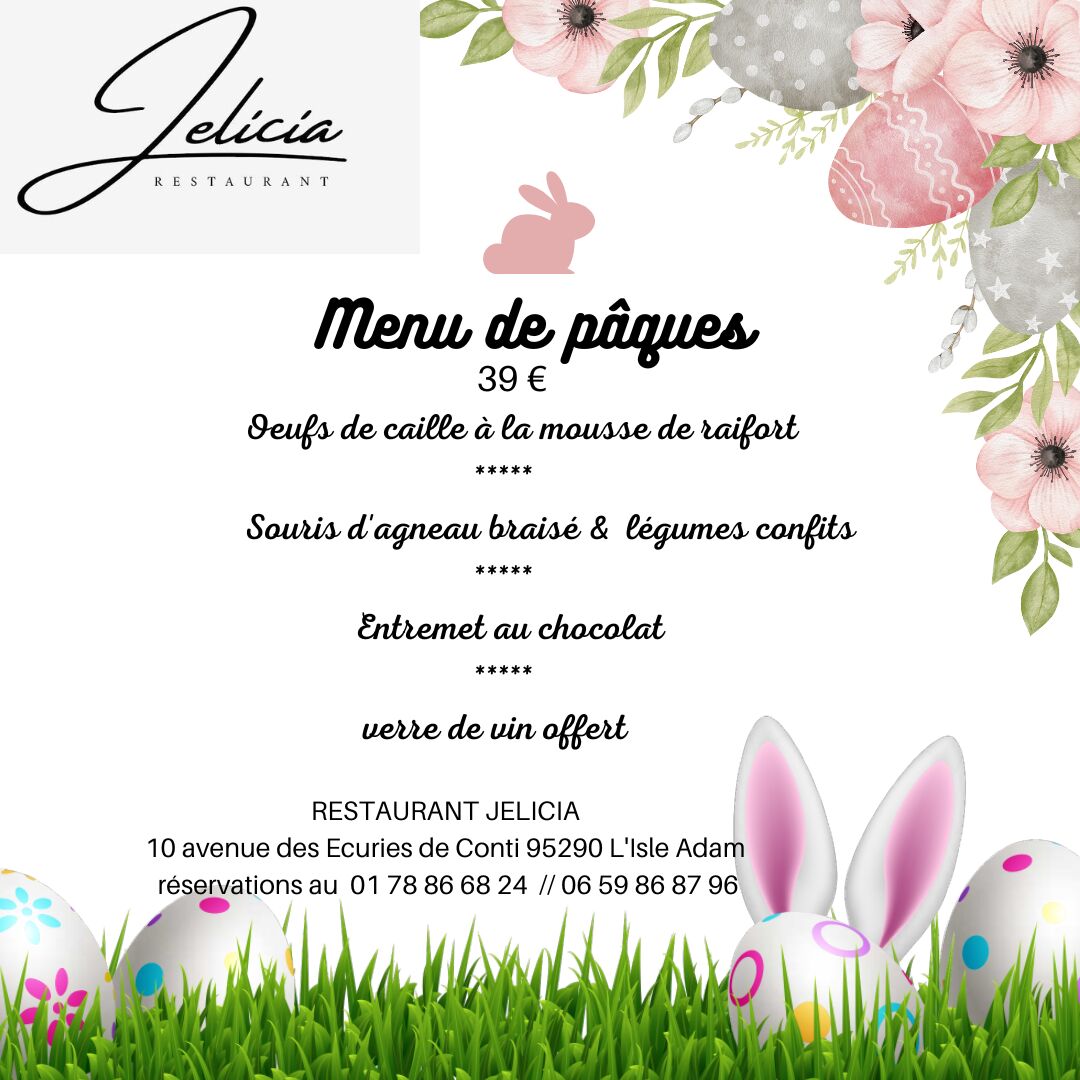 Menu de Pâques 