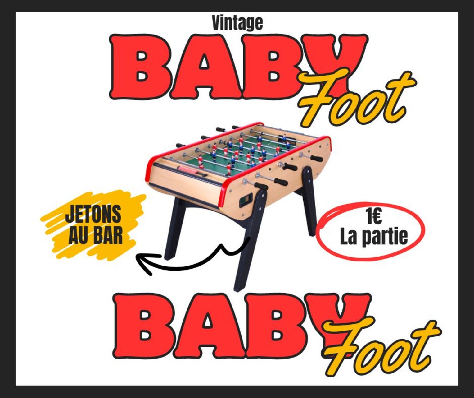 Vintage BABY FOOT