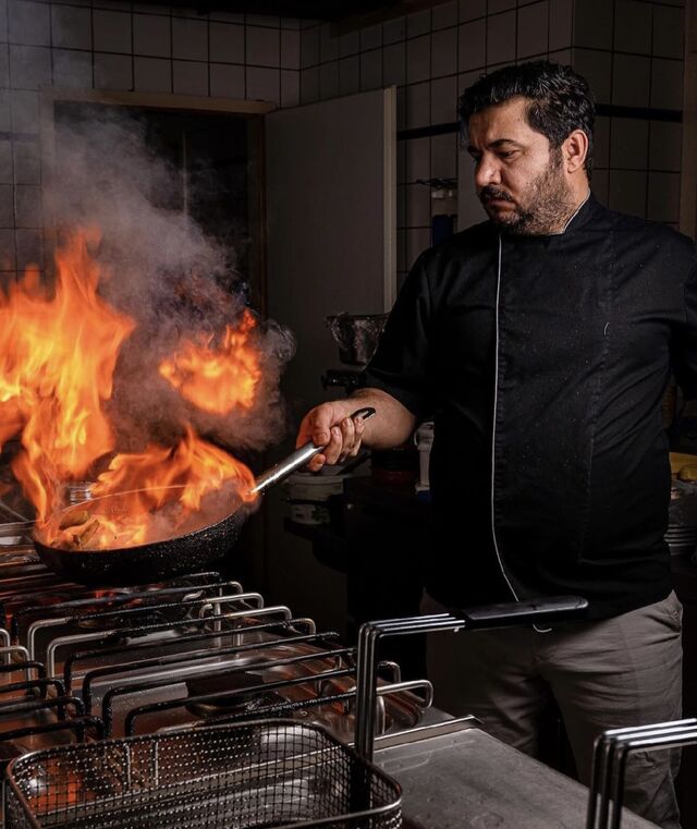 Unser Chefkoch on Fire