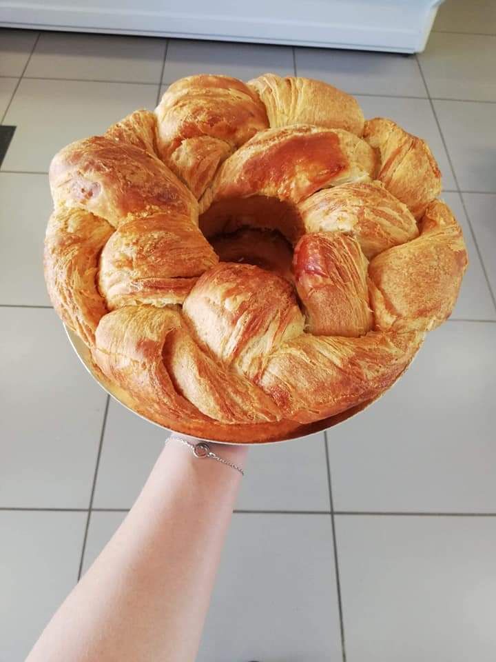 Couronne feuilletée