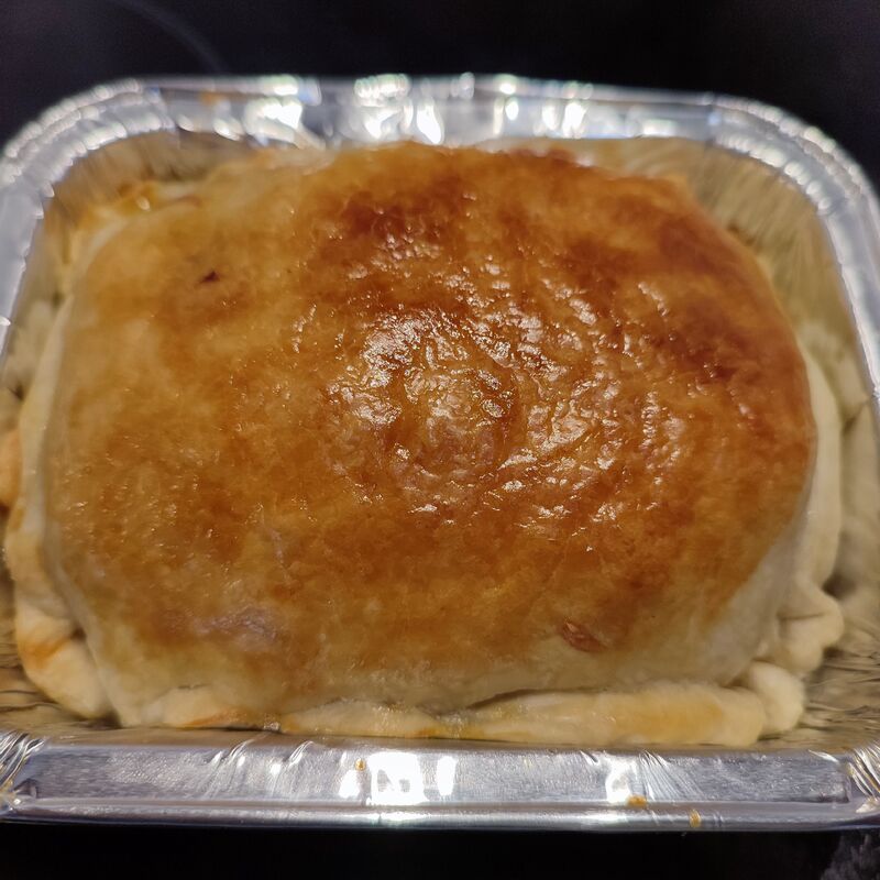 Croustade de poireaux, pomme de terre, hareng fumé