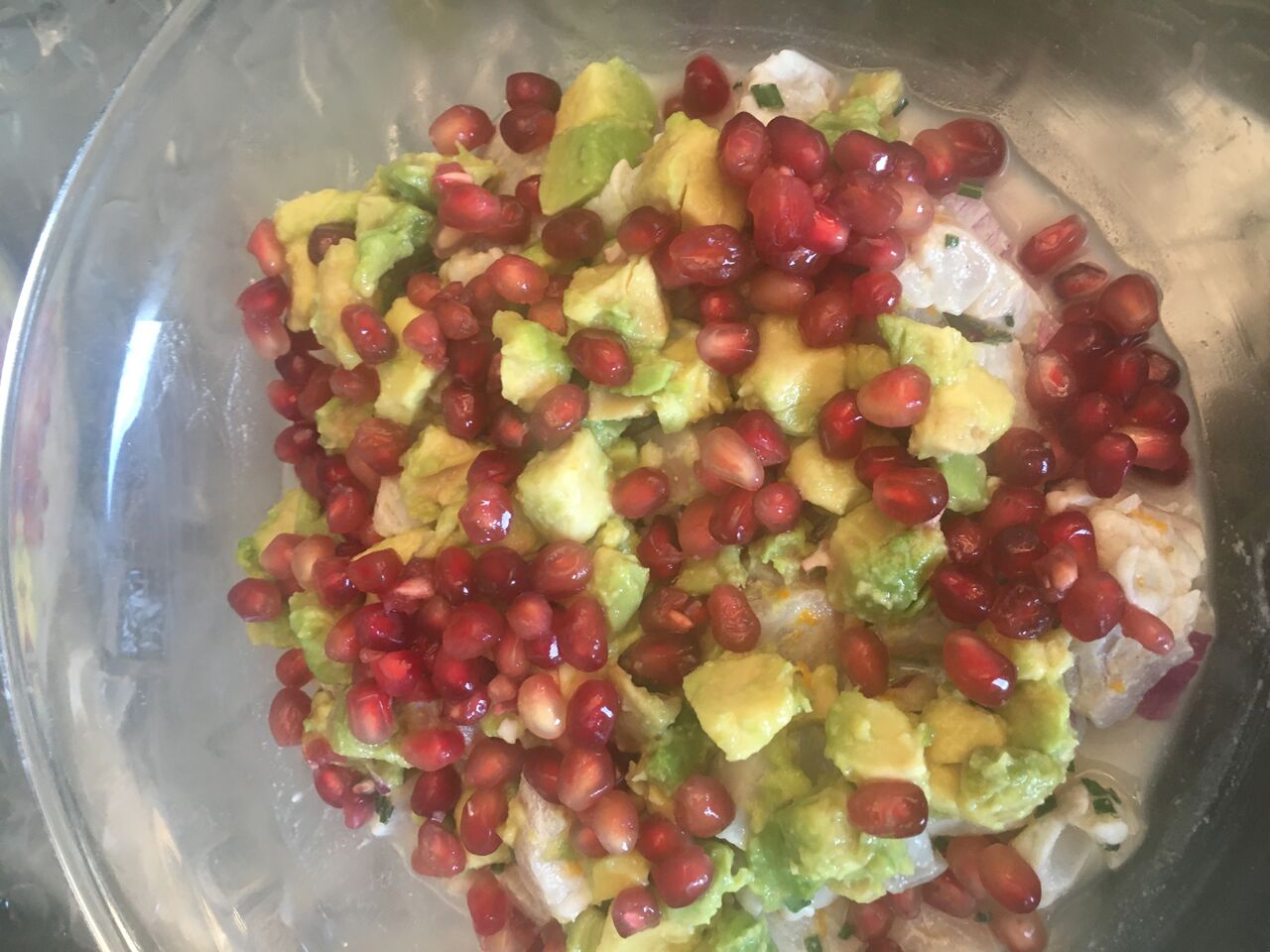 ceviche daurade avocat grenade