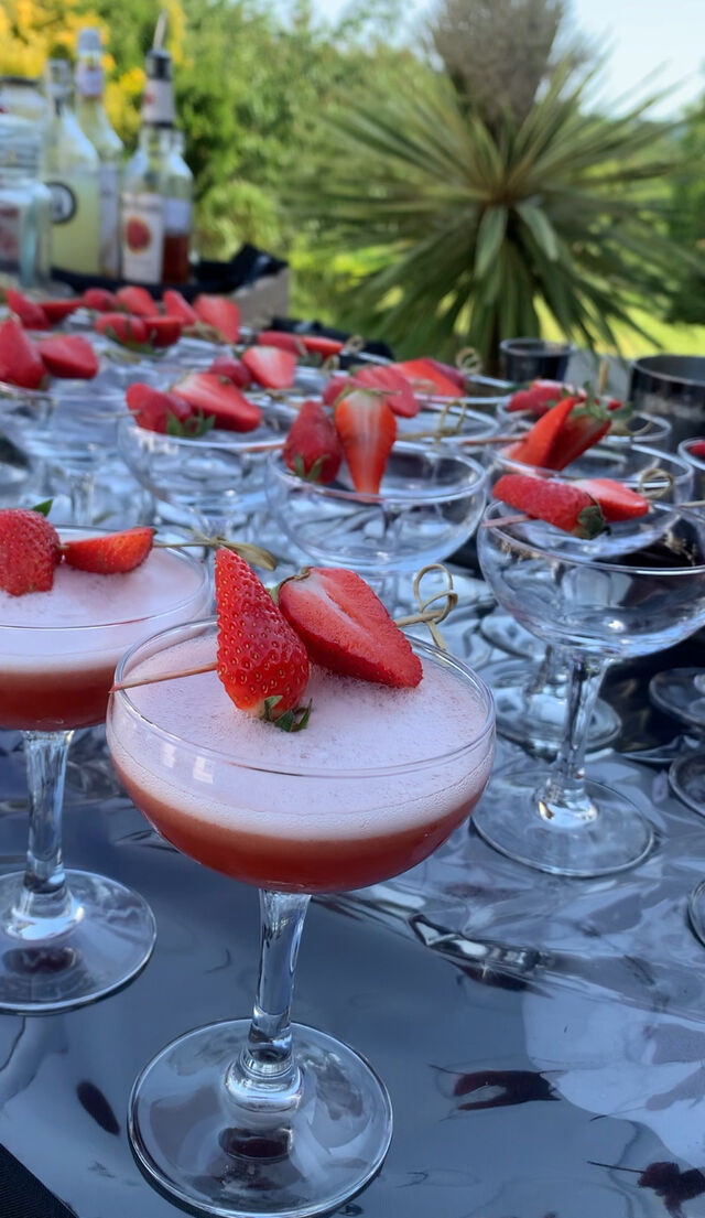 Strawberry bourbon