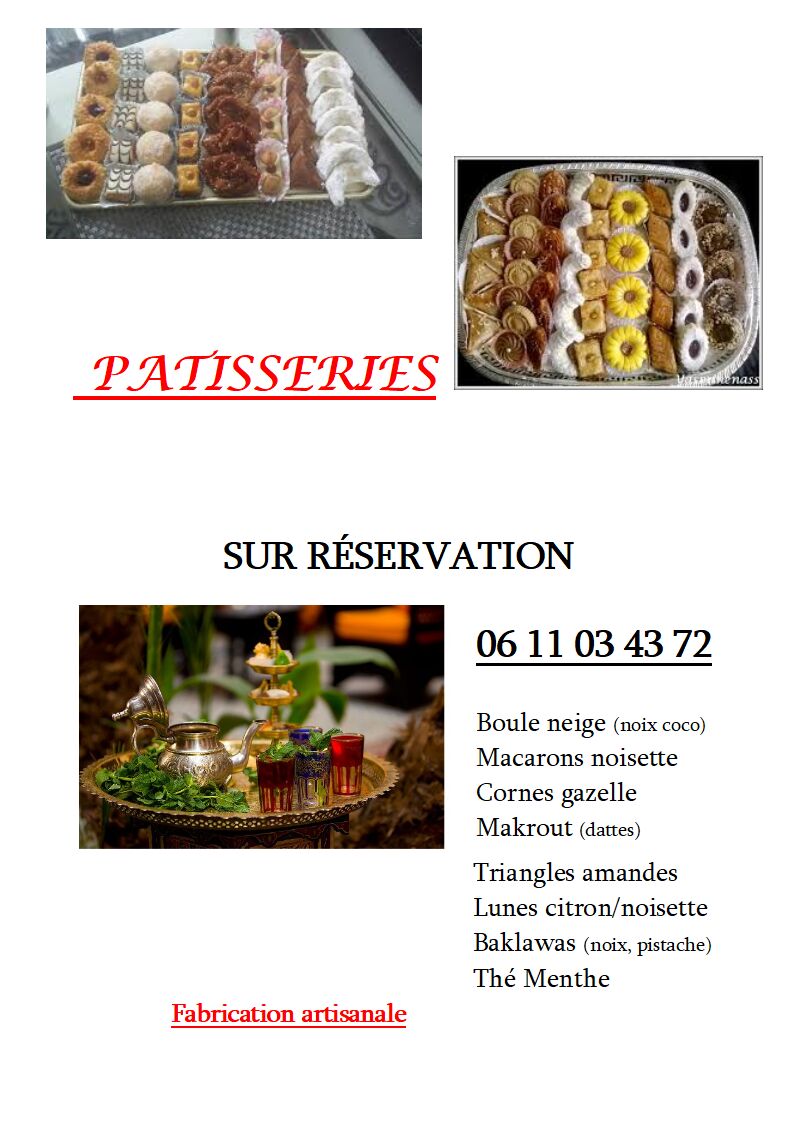 Pâtisseries orientales