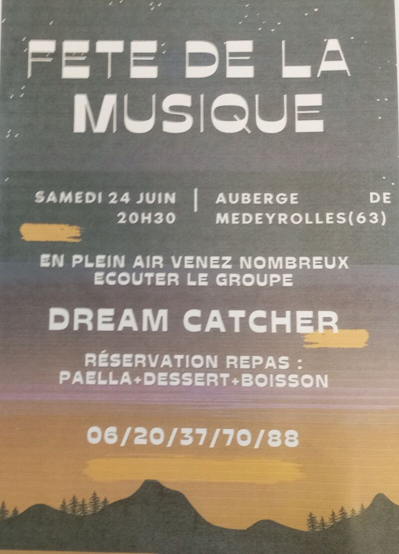 Soirée fête de la musique 2023