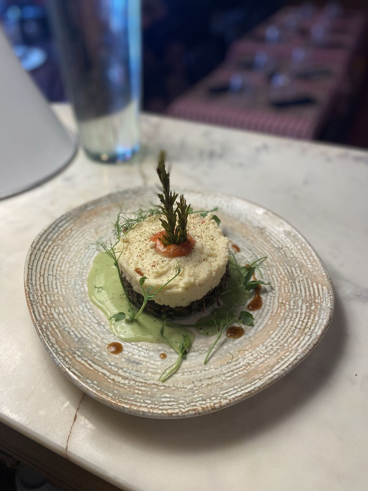 Genovese en parmentier de polenta blanche