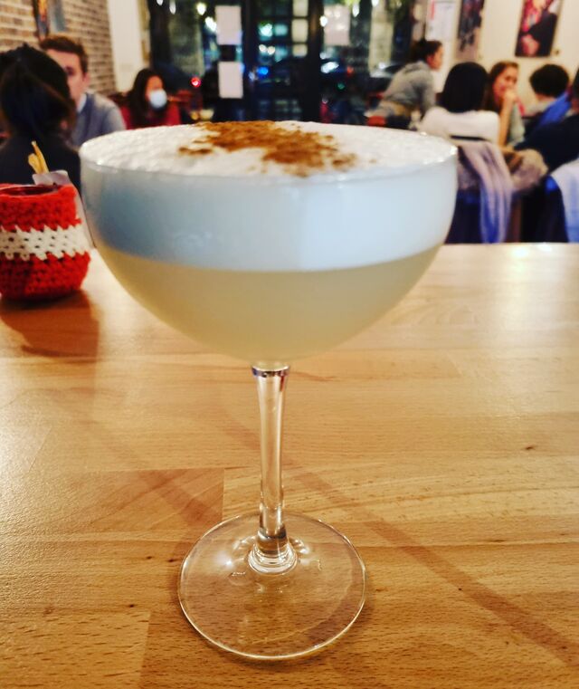 Parmis nos Cocktails : Le Pisco Sour.