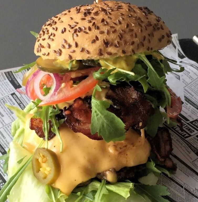 Burger wypas