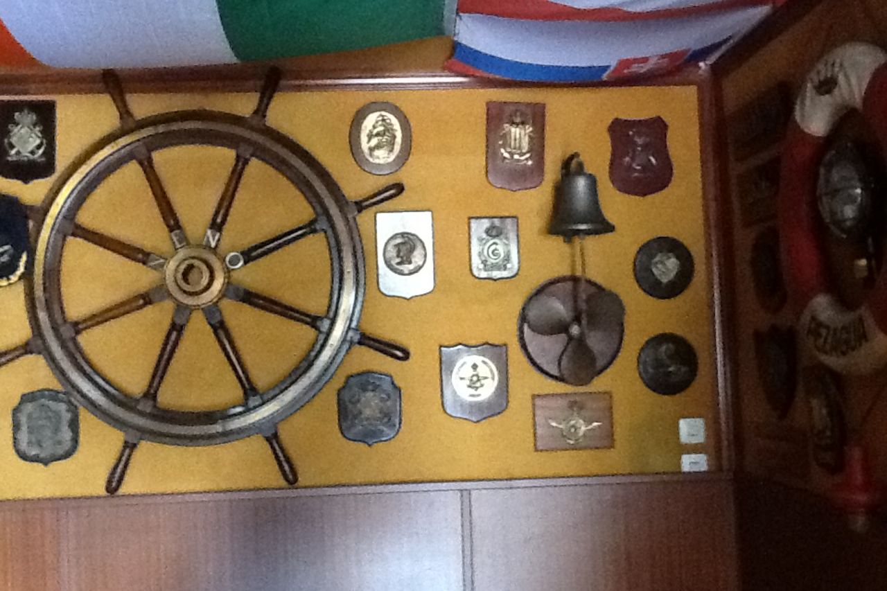 Parte de la decoración interior .