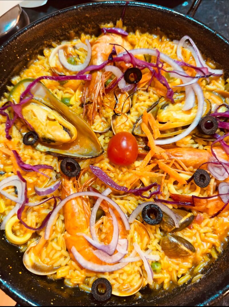 Paella de marisco