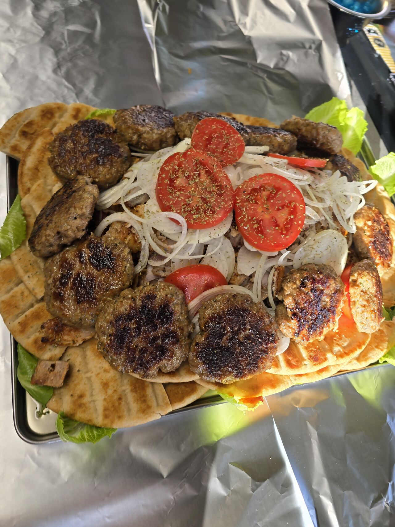 Mix grill Teller