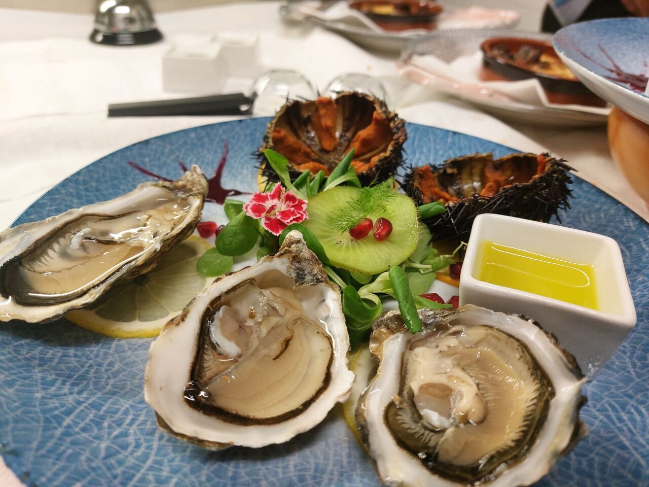 Ostriche e ricci di mare