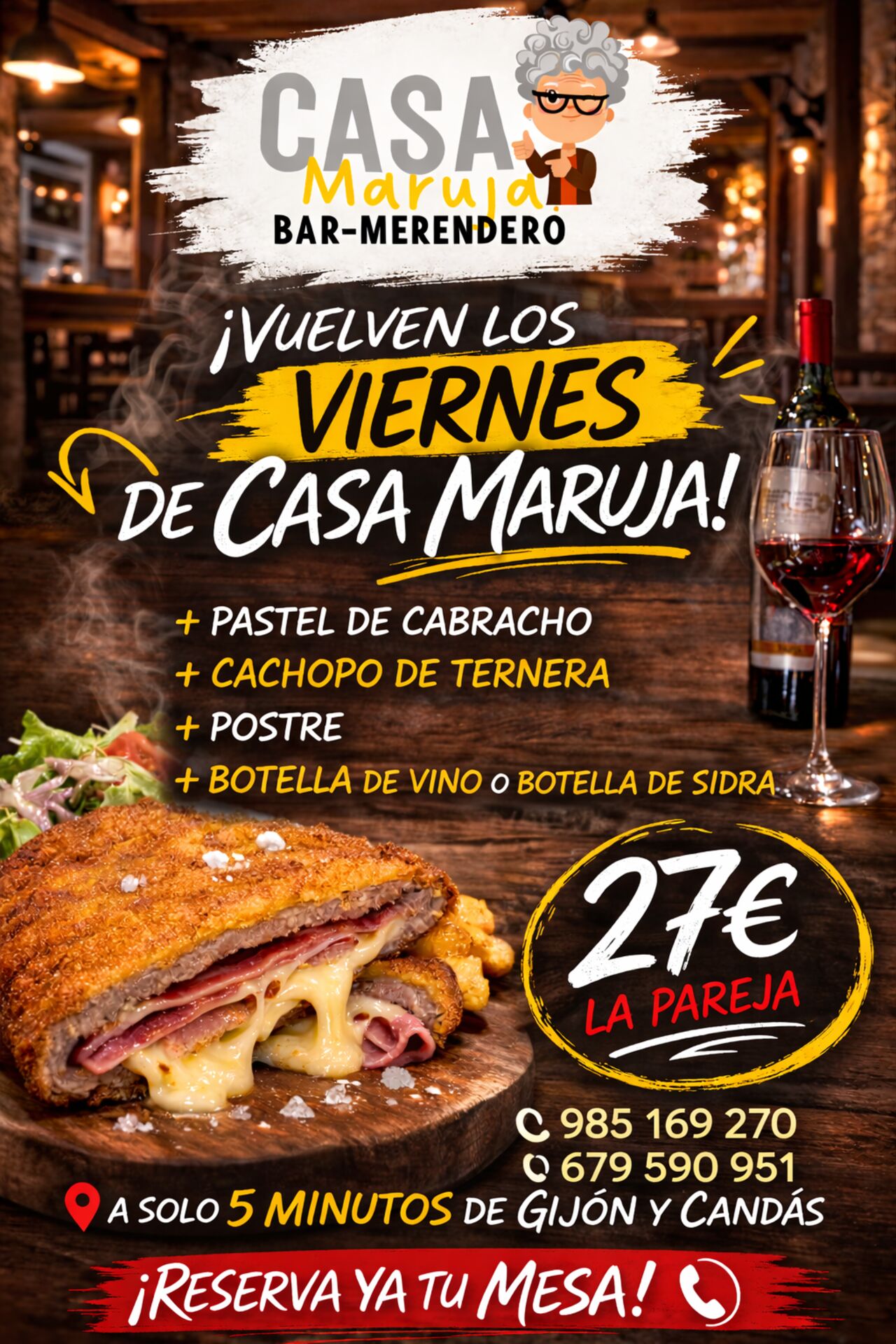 🔥 VIERNES DE CACHOPO EN CASA MARUJA 🔥