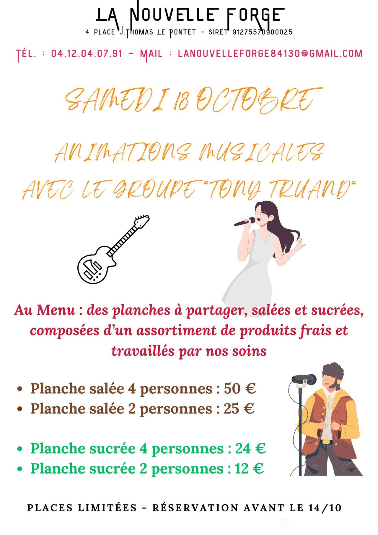 Samedi 18 Octobre