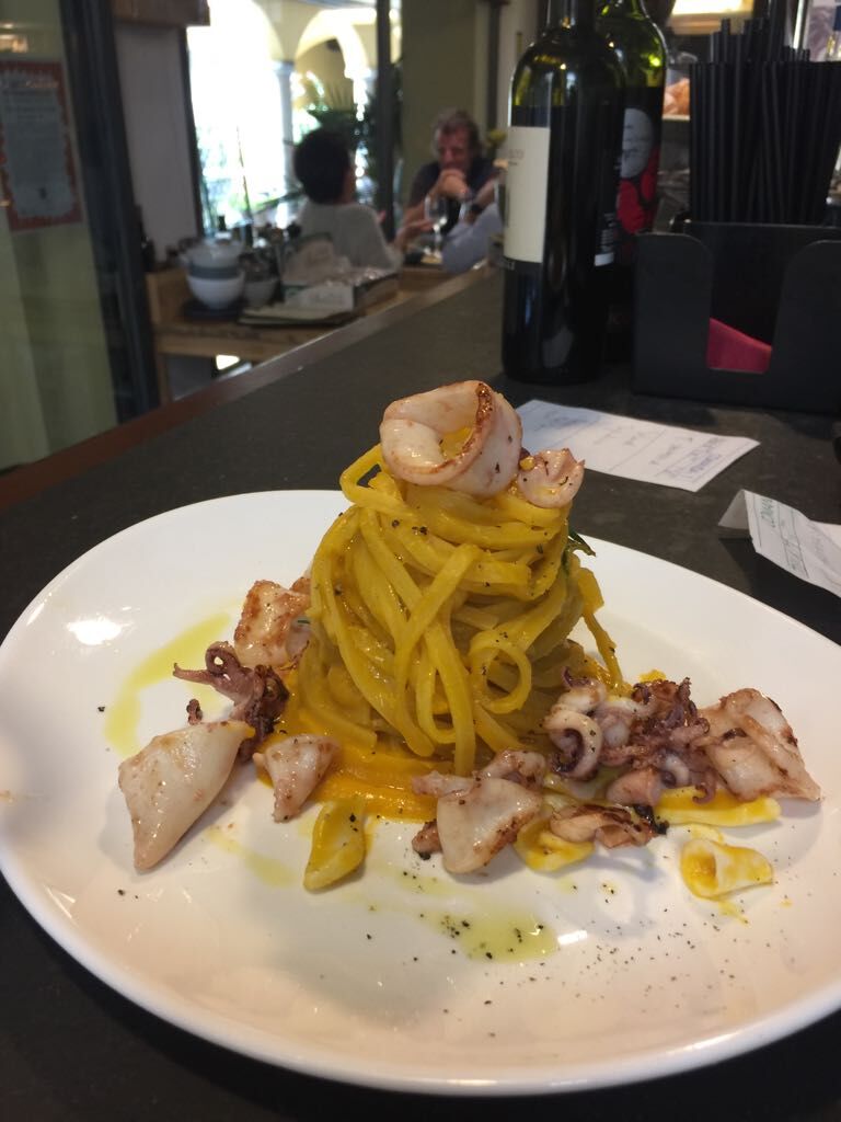 tagliolini con Calamari
