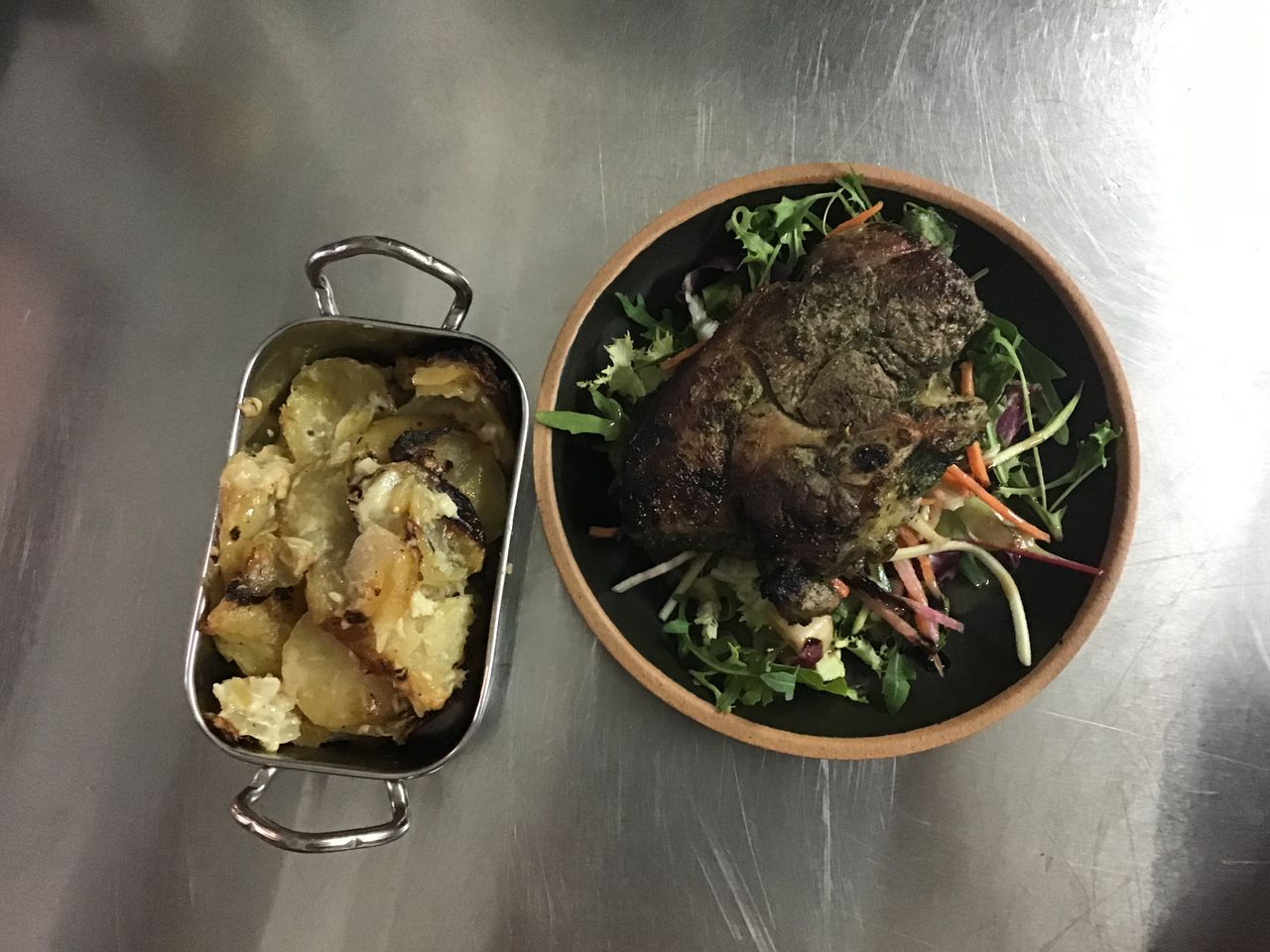 Gigot gratin