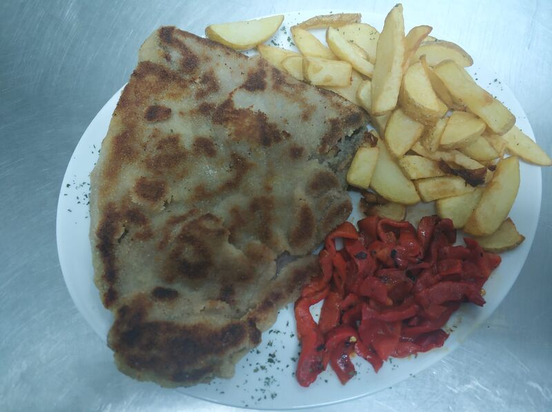 CACHOPO RELLENO QUESO DE OVEJA CON CECINA