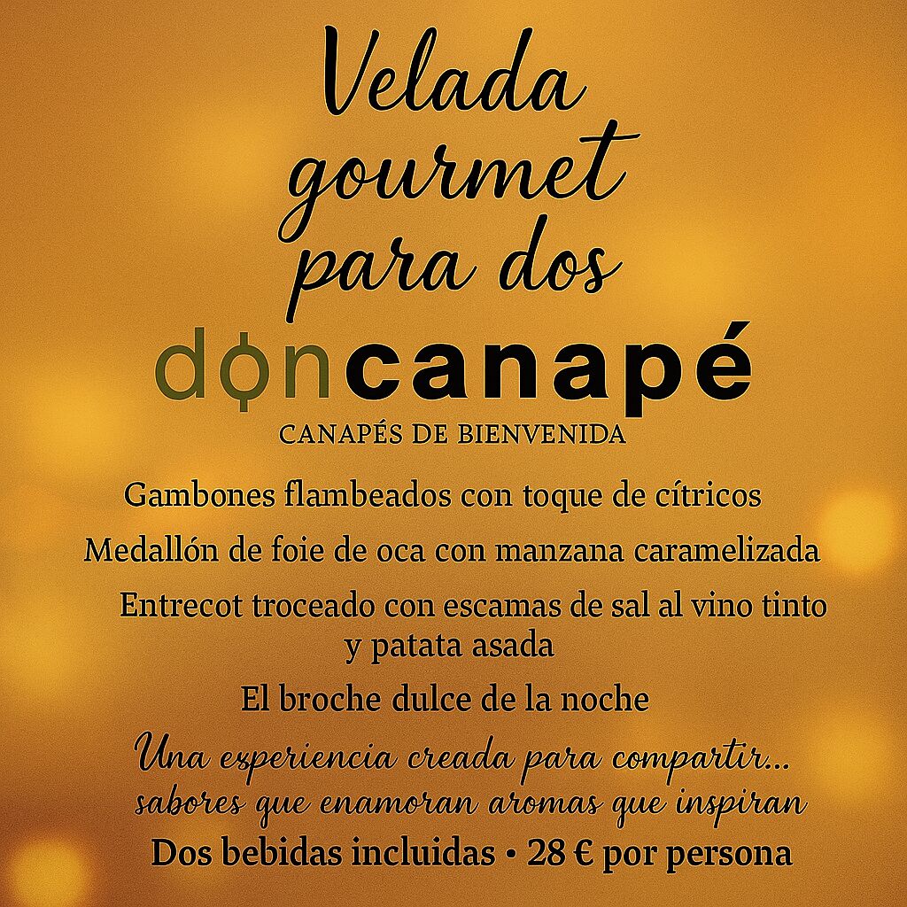 Menús especiales parejas fines de semana