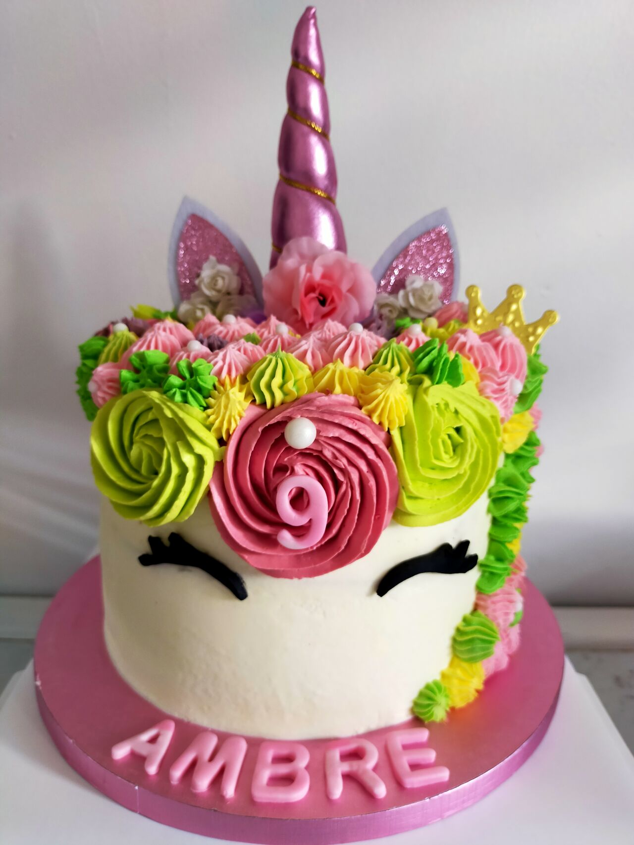 Cake design thème Licorne