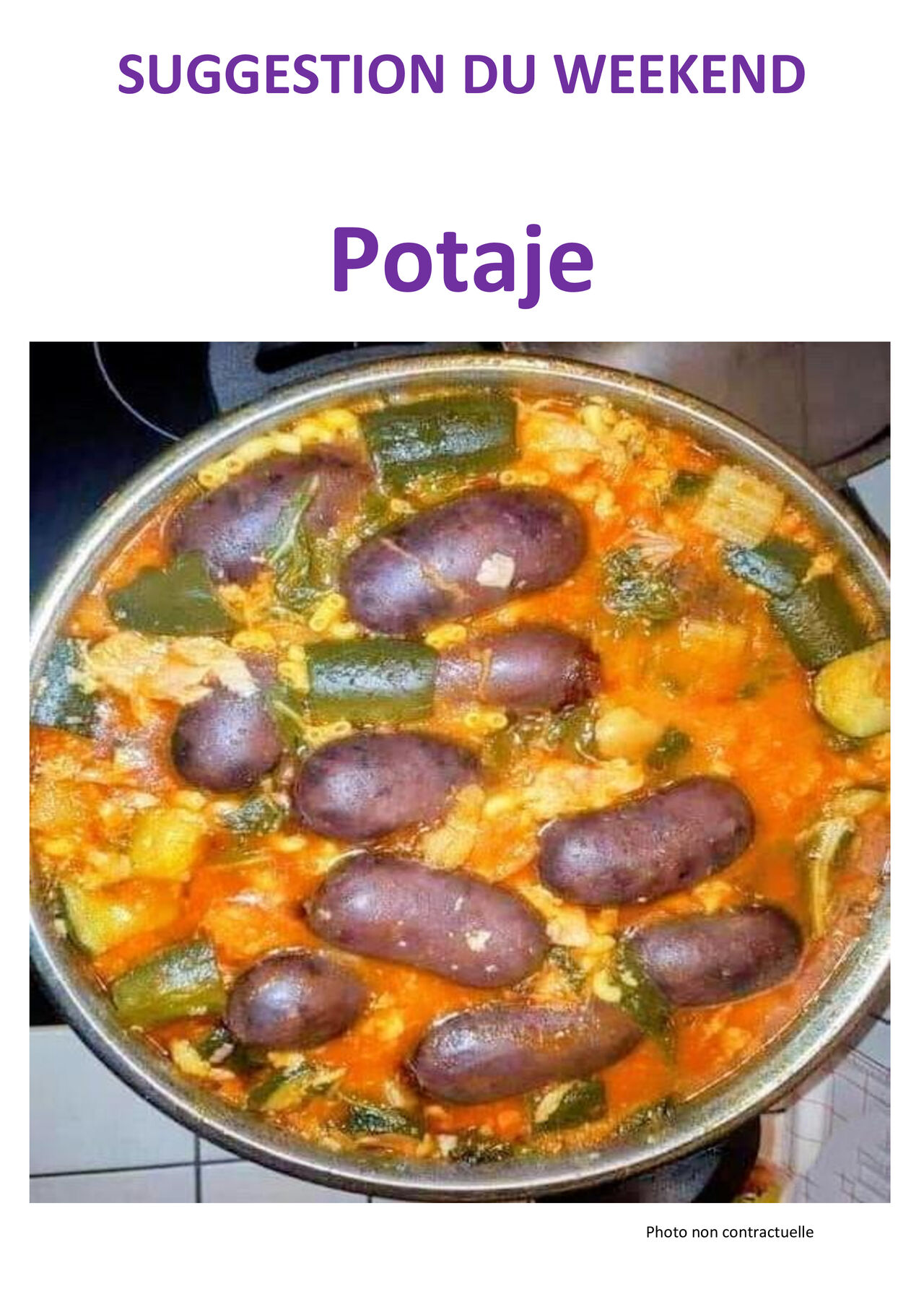 Suggestion pour le week-end du 17 et 18 janvier 2026