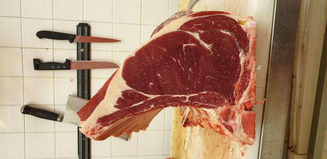 Cote de bœuf Label Rouge race Limousine 