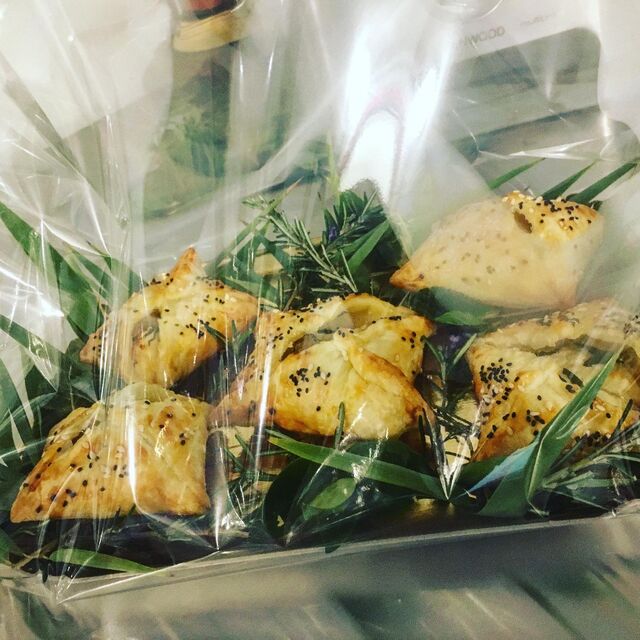 Feuilletés de chèvre miel 