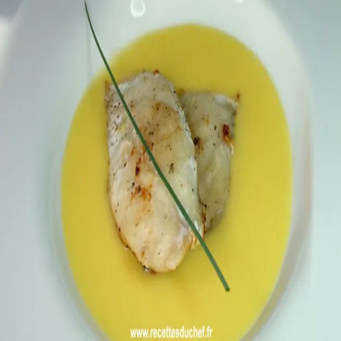 FILET DE SAINT PIERRE SAUCE CHAMPAGNE