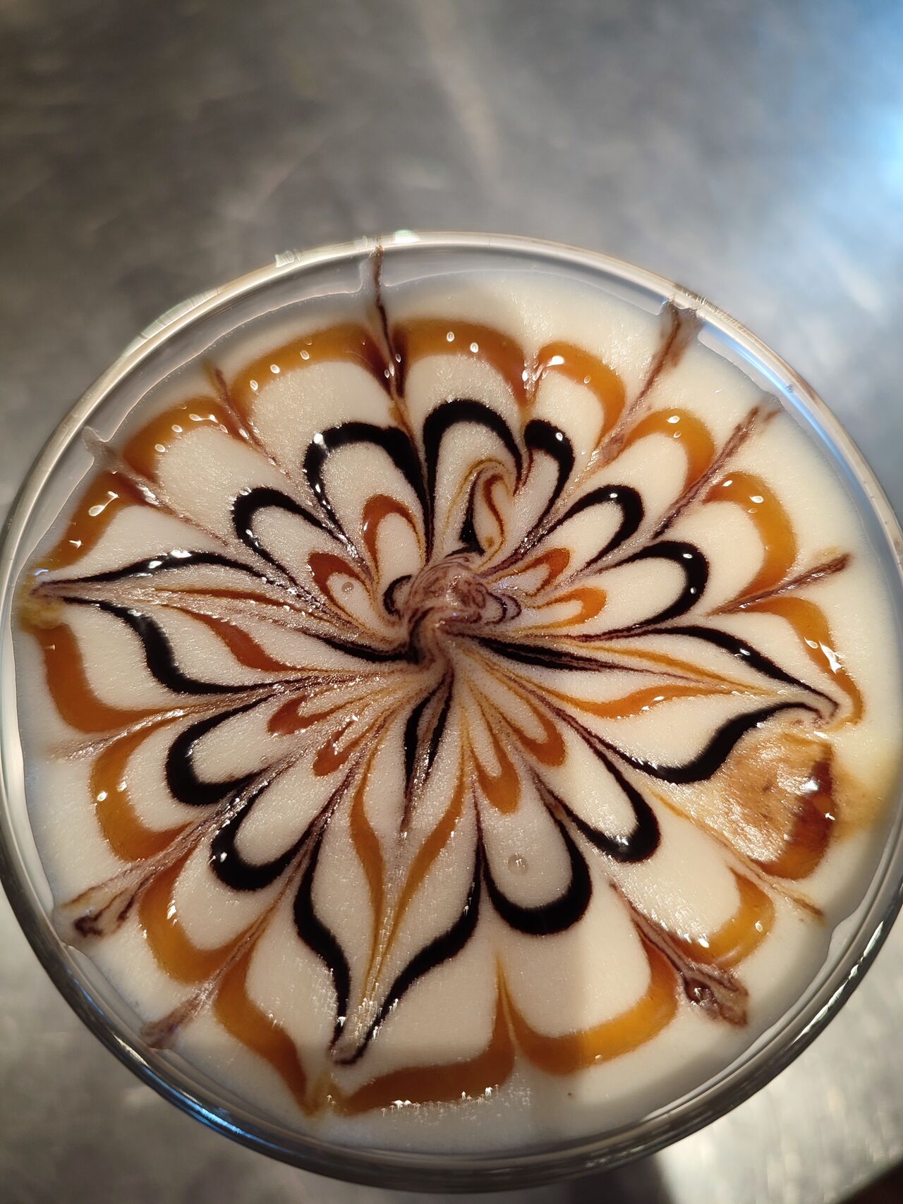 Choc-caramel Machiatto 