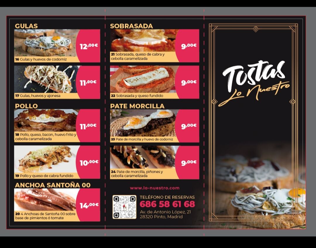 Carta TOSTAS