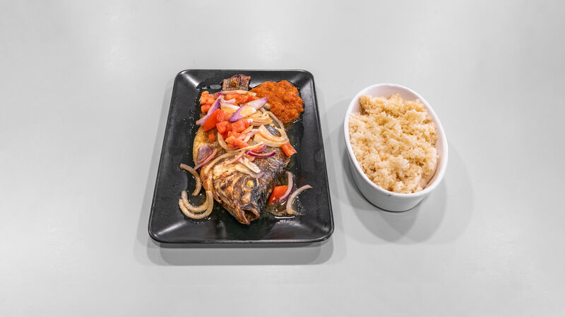 Poisson Braisé Attieke