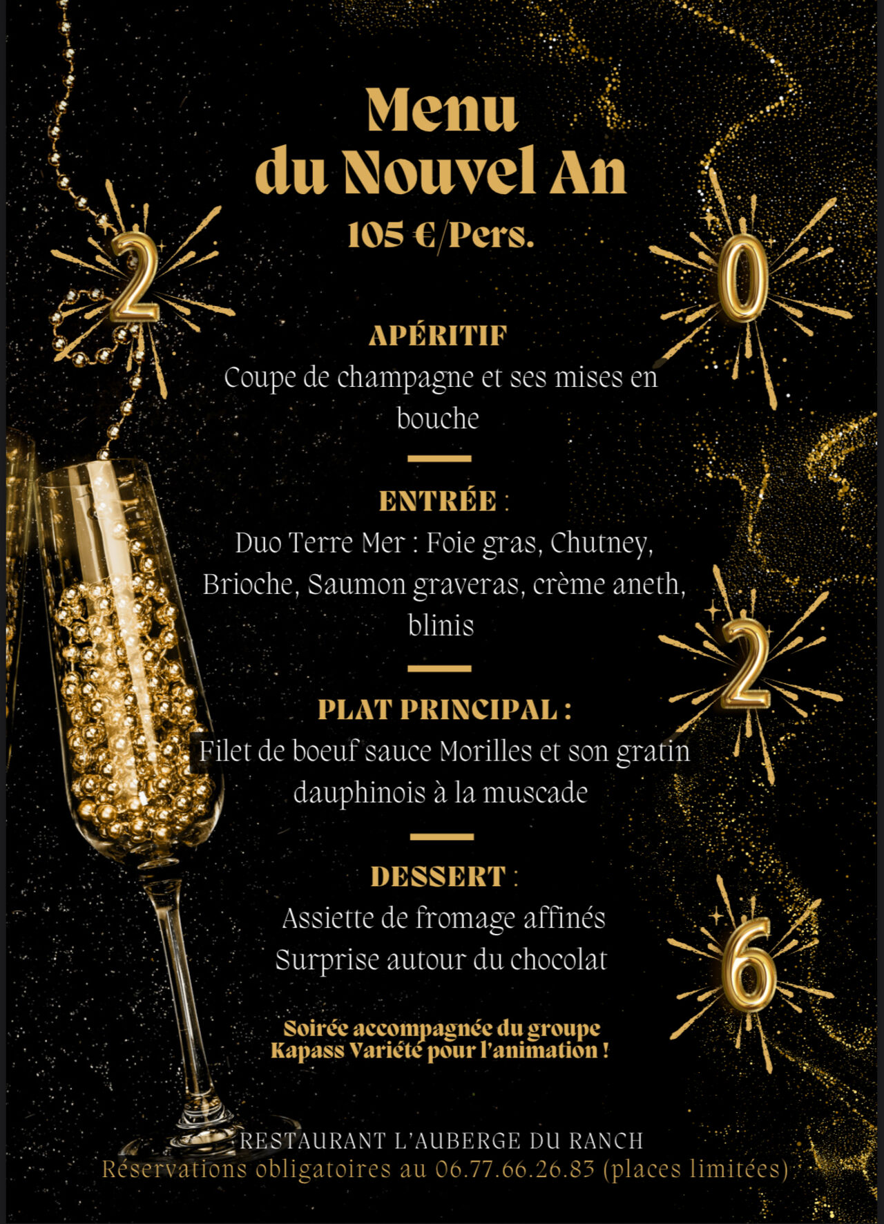 MENU NOUVEL AN