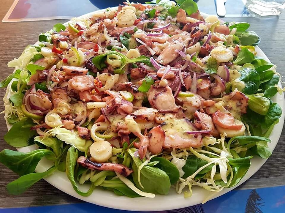 Salade de poulpe à la mauricienne façon ceviche