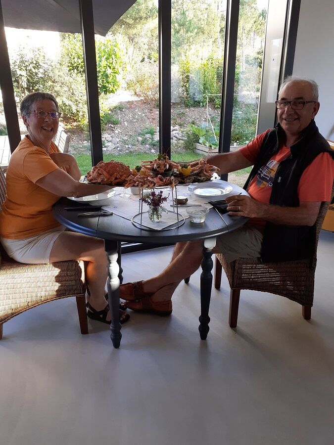 Un bon dîner après une journée en randonnée !