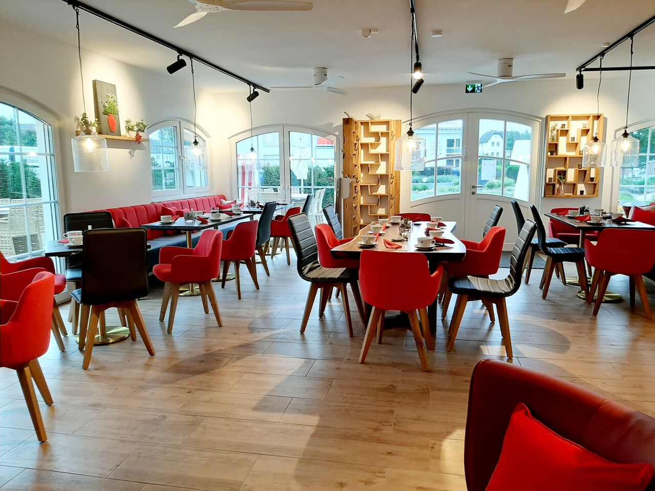 Unser Gastraum im Erdgeschoss 