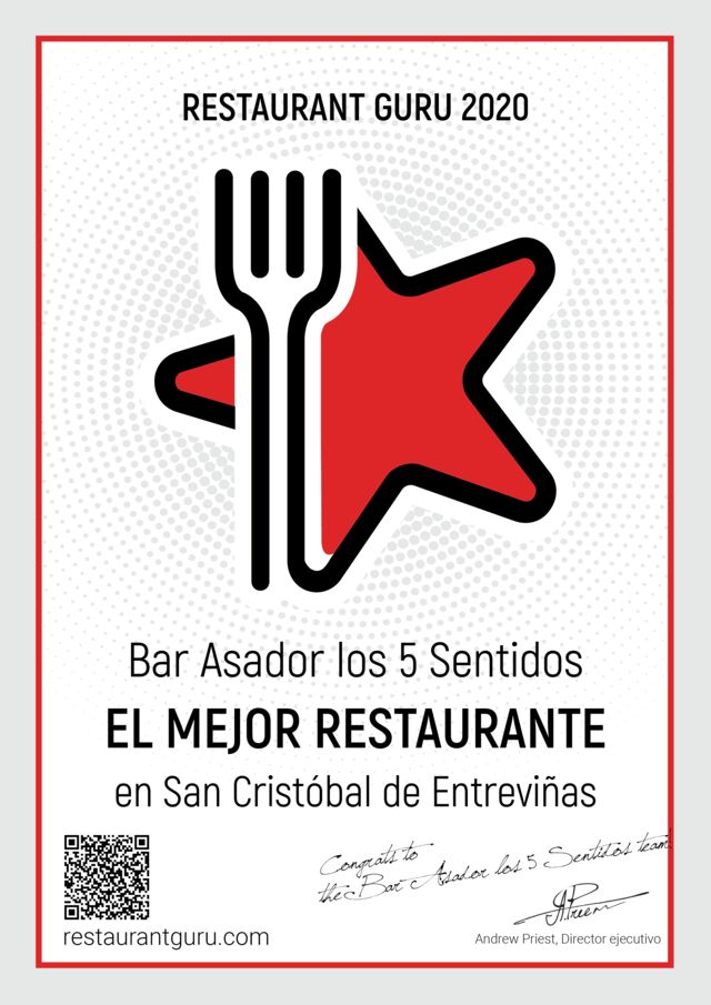 MEJOR RESTAURANTE DE SAN CRISTOBAL DE ENTREVIÑAS