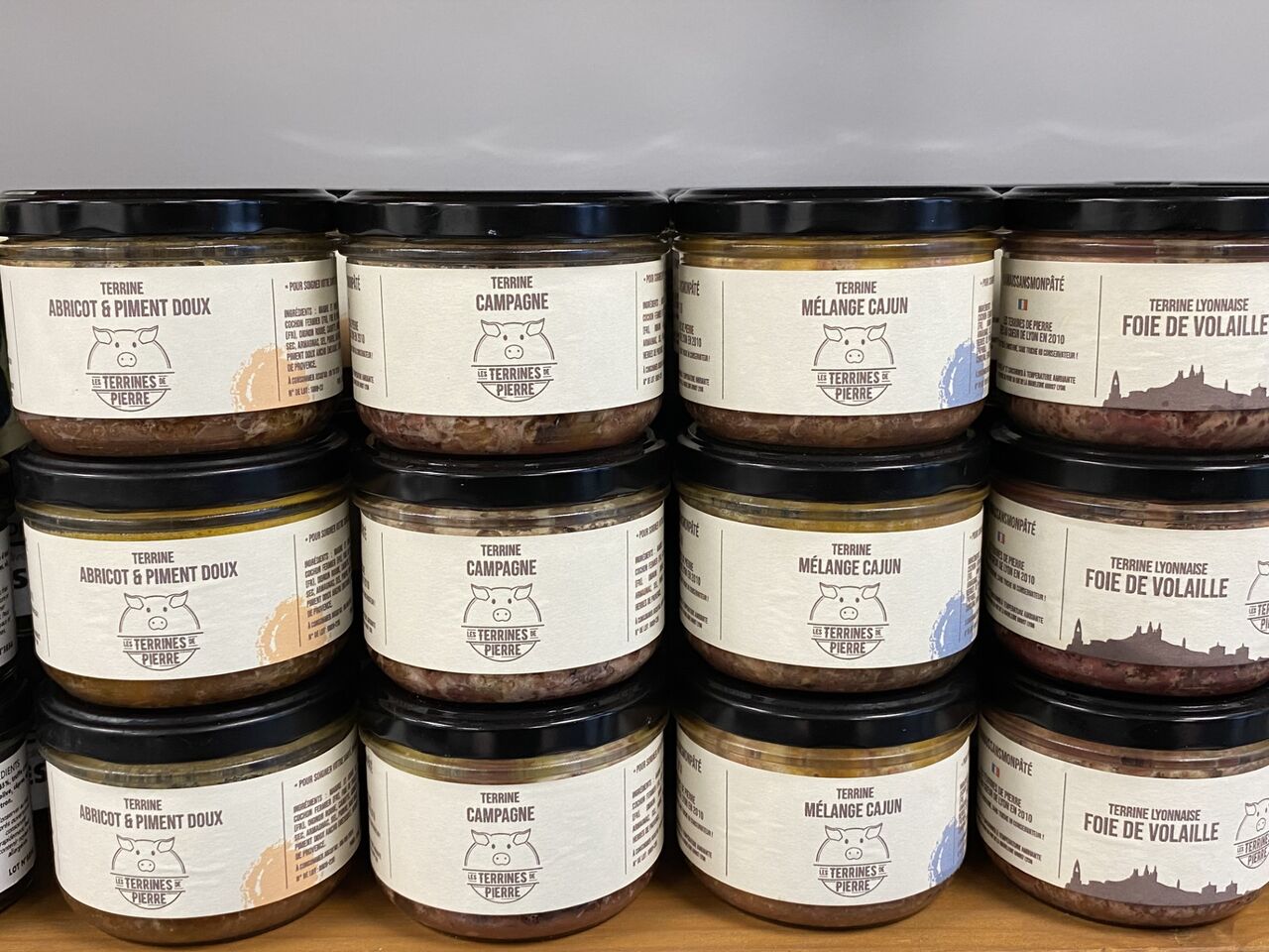 100% lyonnaises ! Les terrines de Pierre ! 