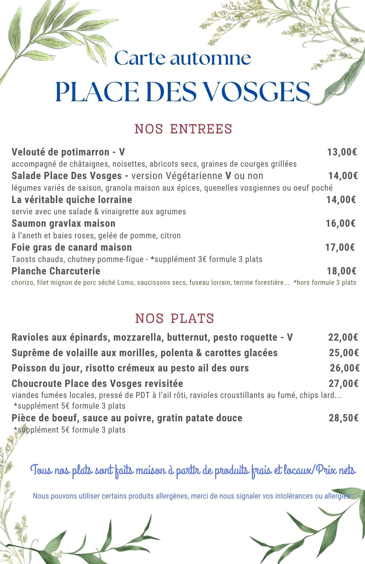 nouvelle carte automne 2025