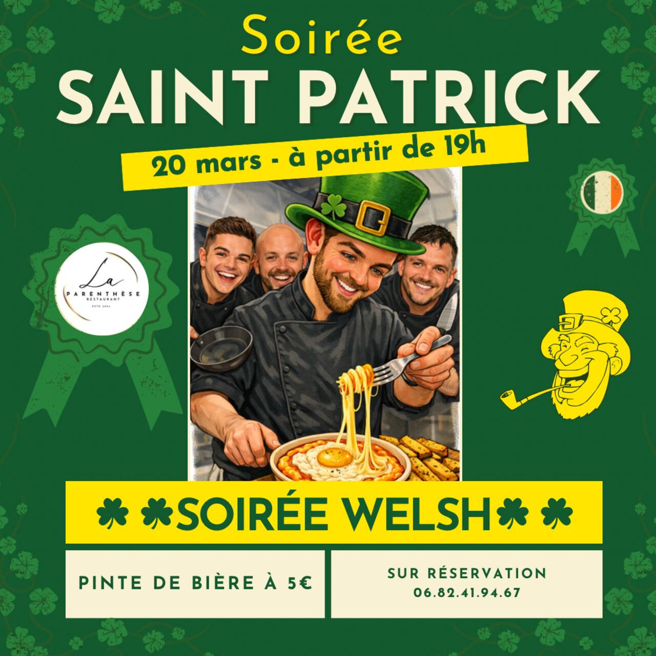 SOIRÉE SAINT-PATRICK