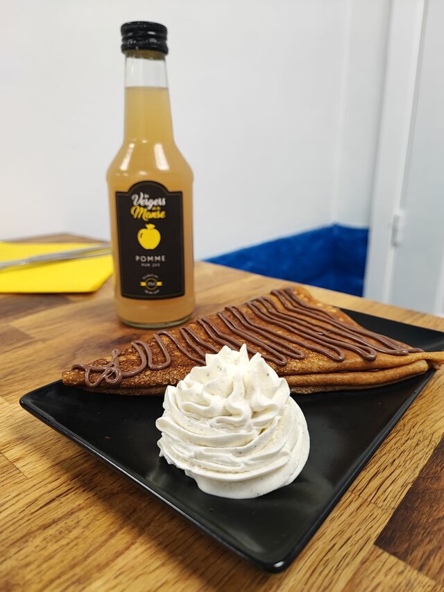 Crêpe chocolat chantilly 
