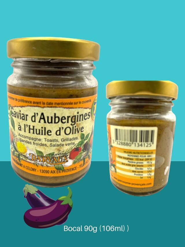 CAVIAR D'AUBERGINES - 90g - 160ml