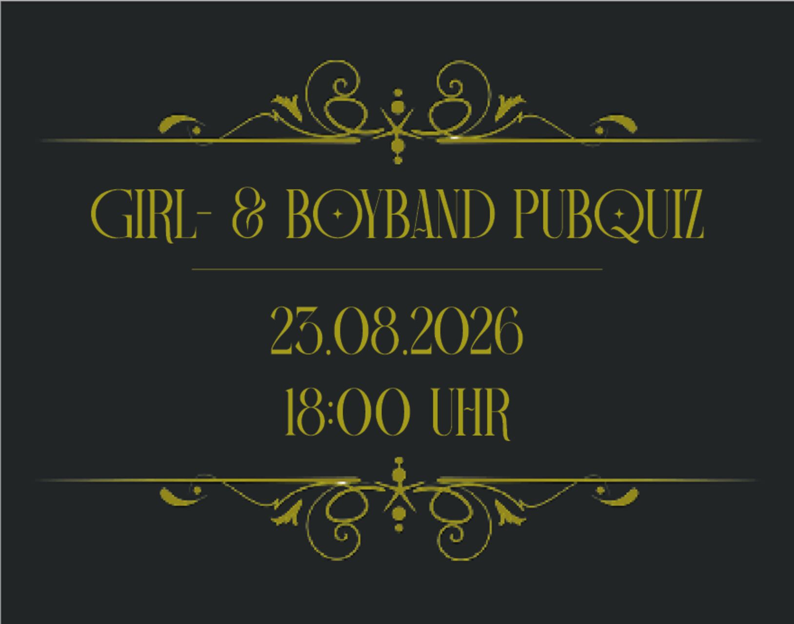 PUBQUIZ SPECIAL: GIRL- & BOYBANDS