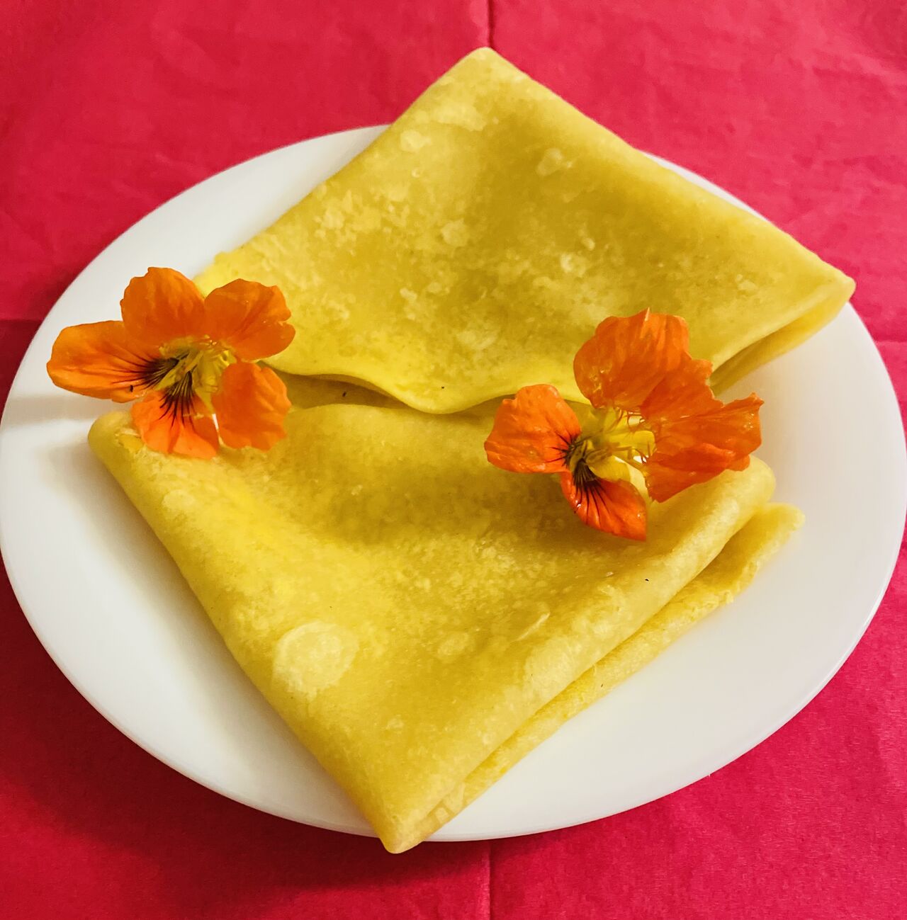 Dhalpuri - galette fourré de petit pois cassé