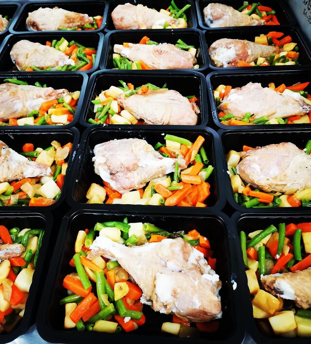 Méli-mélo de légumes/Cuisse de dinde