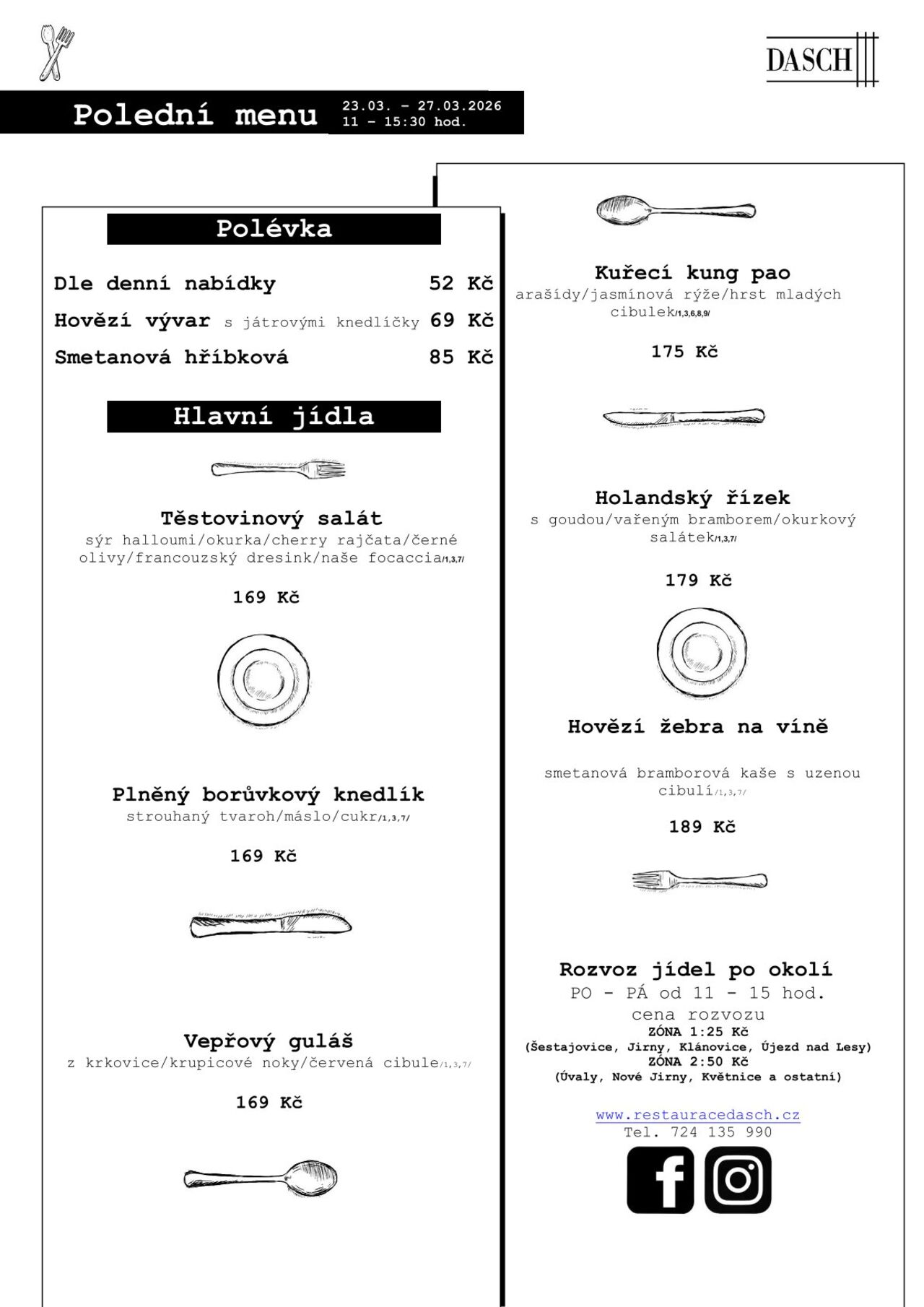 Polední menu