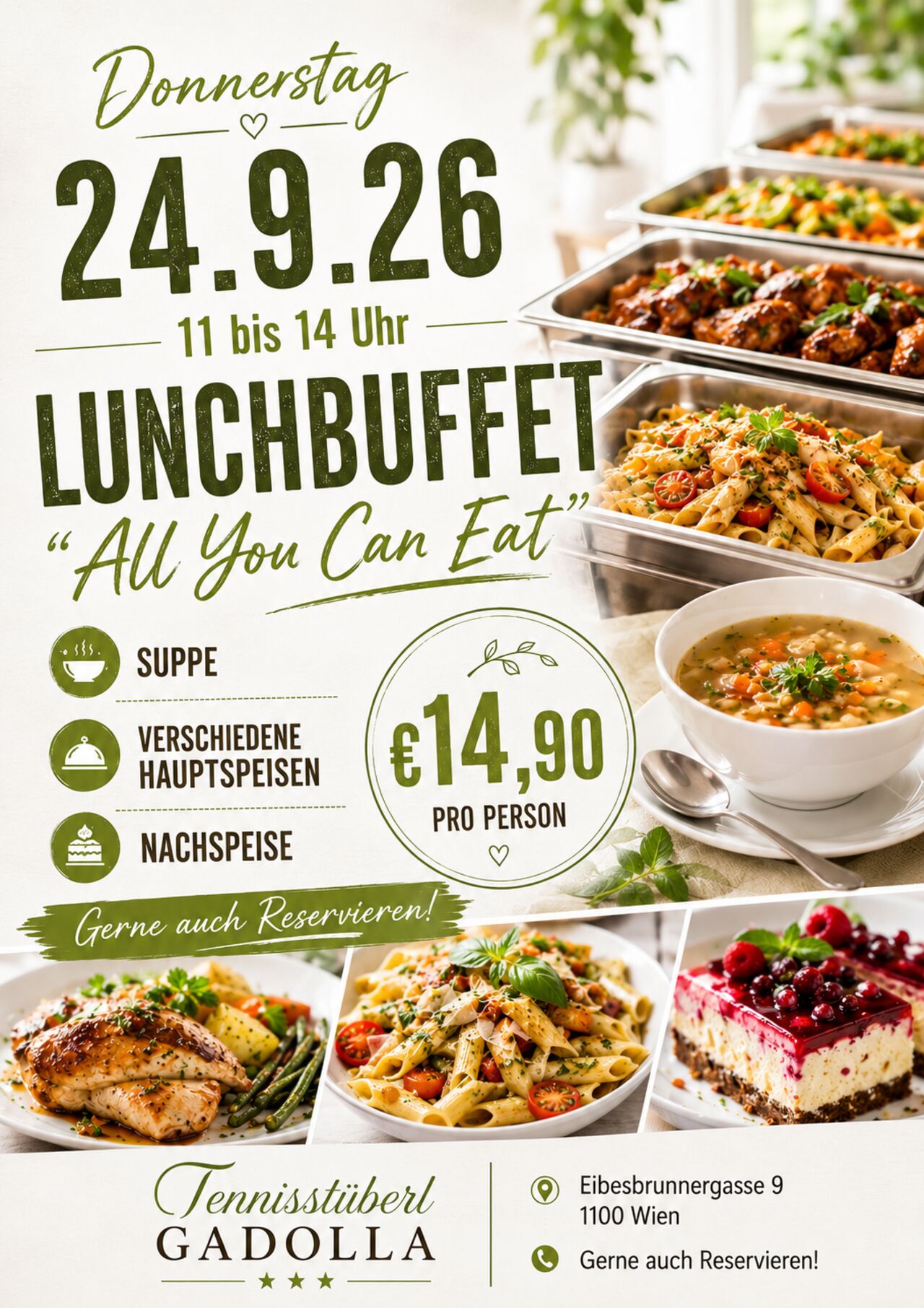 Lunchbuffet 24.9.2026