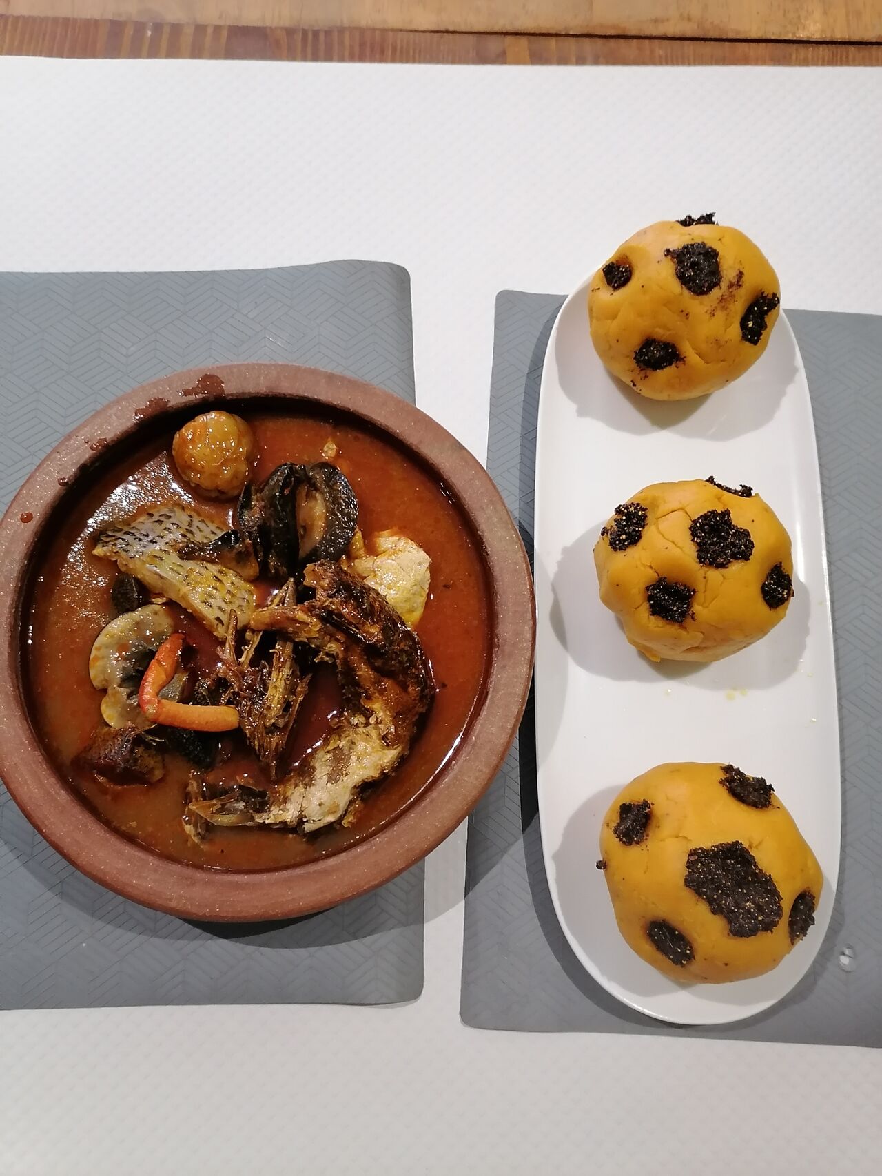 Soupe poisson et foufou
30euro 