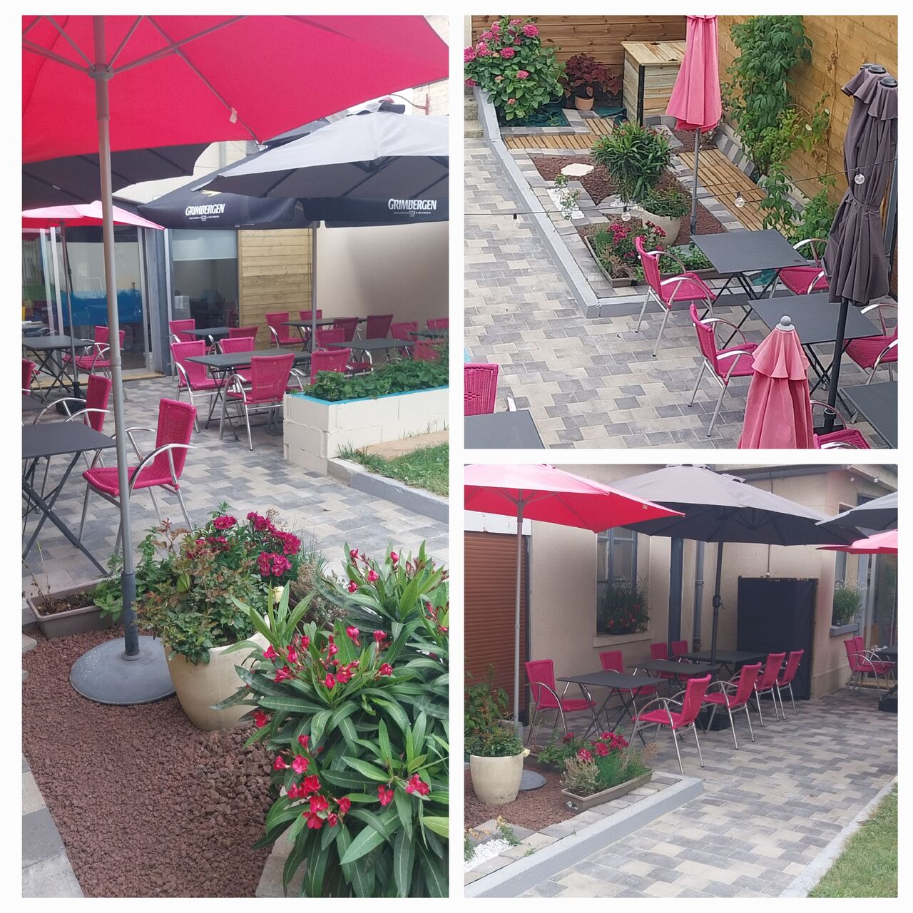 Terrasse en cour intérieur