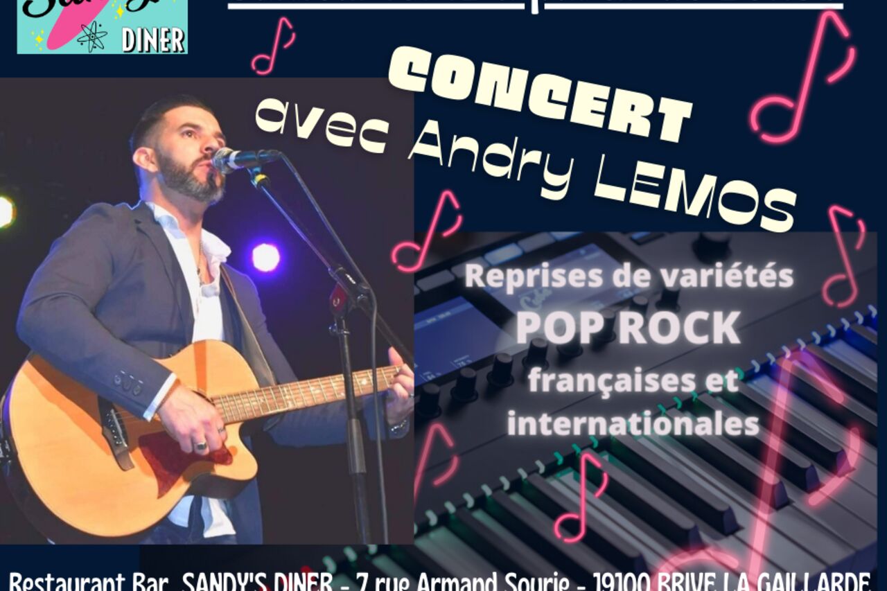 CONCERT Andry Lemos - Samedi 18/12/21 à partir de 20h30